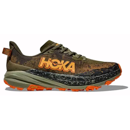 Chaussure Hoka Speedgoat 6 Wide Olive/Orange