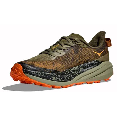 Chaussure Hoka Speedgoat 6 Wide Olive/Orange