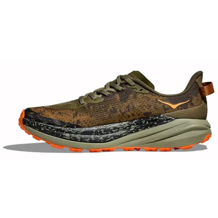 Chaussure Hoka Speedgoat 6 Wide Olive/Orange