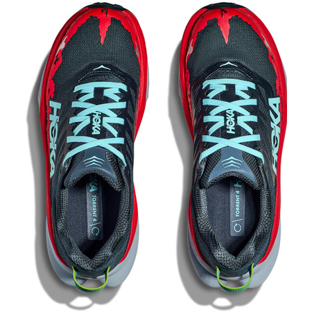 Chaussure Hoka Torrent 4 Bleu/Rouge