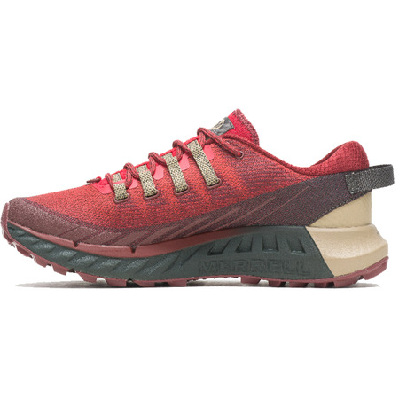 Chaussures Merrell Agility Peak 4 Rouge/Beige