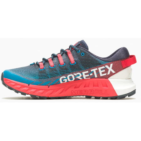 Chaussure Merrell Agitily Peak 4 GTX Bleu/Rouge
