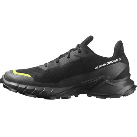 Chaussure Salomon Alphacross 5 GTX Noir/Lime