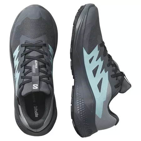 Chaussure Salomon Alphaglide GTX W Gris/Aigue-marine