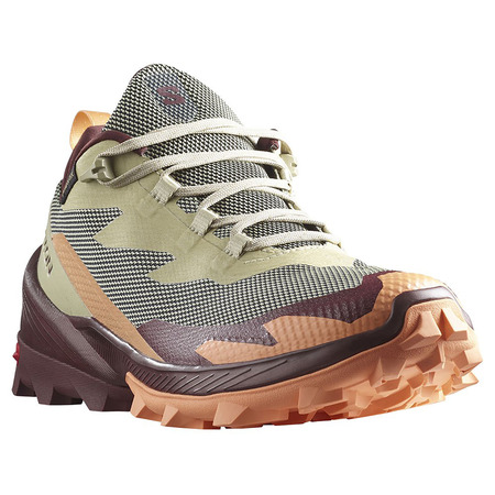 Chaussures Salomon Cross Over 2 GTX W Beige/Grenat/Saumon