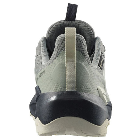 Chaussure de course Salomon Elixir Activ GTX Gris/Vert d&#39;eau