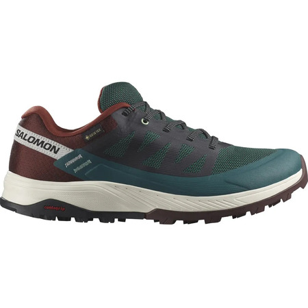 Baskets Salomon Outrise Gtx Vert/Marron