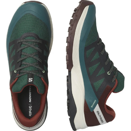 Baskets Salomon Outrise Gtx Vert/Marron
