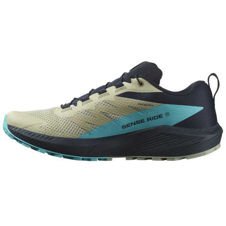 Chaussure Salomon Sense Ride 5 Bleu/Beige
