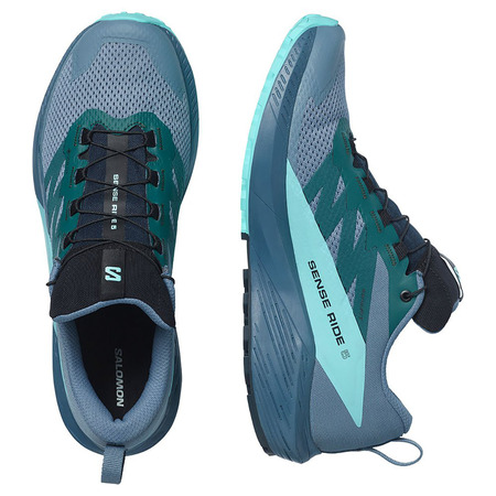 Chaussure Salomon Sense Ride 5 GTX Aquamarine