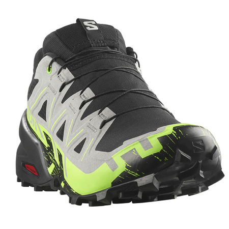 Chaussure de course Salomon Speedcross 6 GTX Gris/Noir/Vert