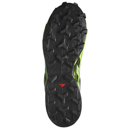 Chaussure de course Salomon Speedcross 6 GTX Gris/Noir/Vert