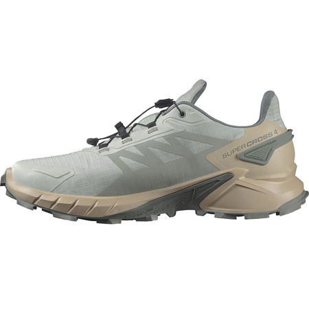 Chaussure Salomon Supercross 4 GTX Beige/Métal