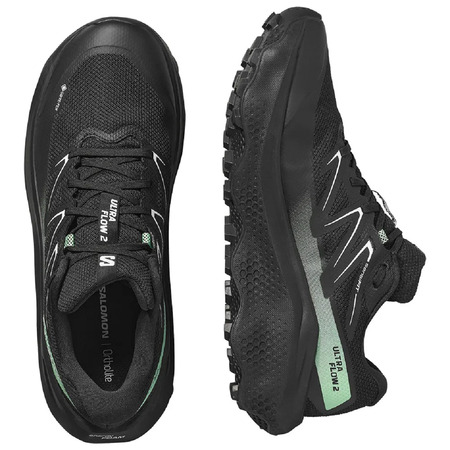 Chaussure Salomon Ultra Flow 2 GTX Noir/Vert