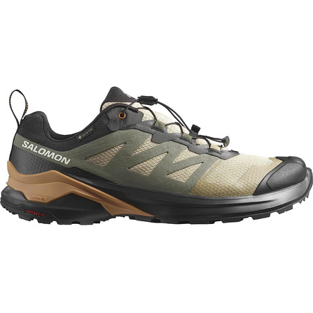 Chaussures Salomon X-Adventure GTX Beige/Vert/Noir