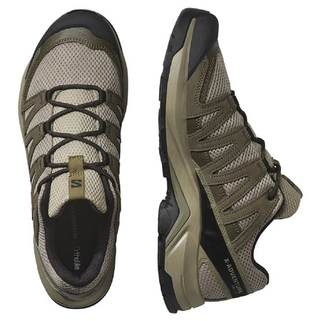 Chaussure Salomon X-Adventure Recon Vert/Beige