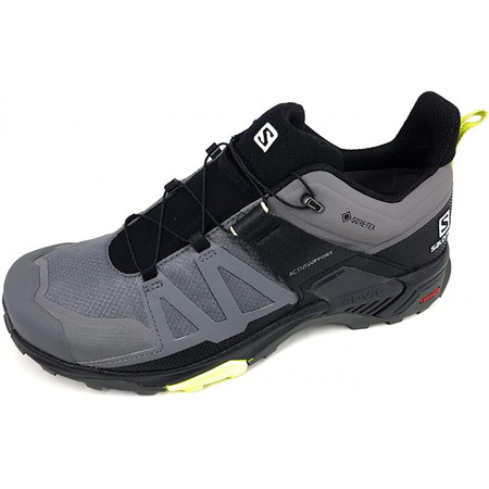 Chaussure Salomon X Ultra 4 GTX Gris/Noir/Lime