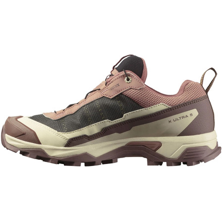 Chaussure de course Salomon X Ultra 5 GTX W Rose/Beige