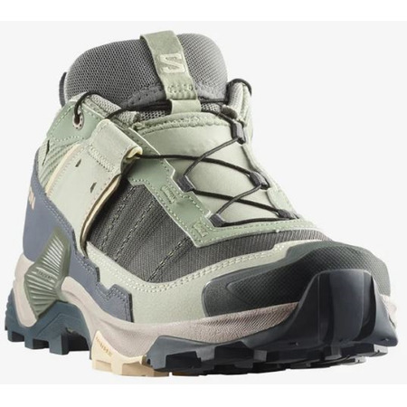 Chaussure de course Salomon X Ultra 5 GTX W Vert/Beige/Gris