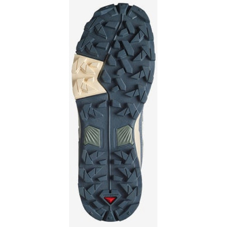 Chaussure de course Salomon X Ultra 5 GTX W Vert/Beige/Gris