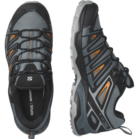 Chaussure Salomon X Ultra Pioneer GTX Gris/Moutarde