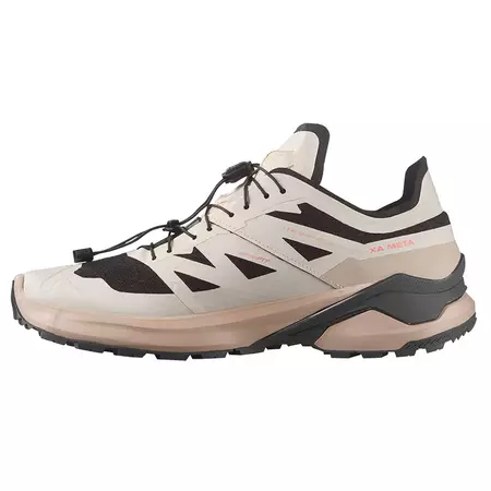 Baskets Salomon XA Meta GTX W fabriquées en France, beige/noir