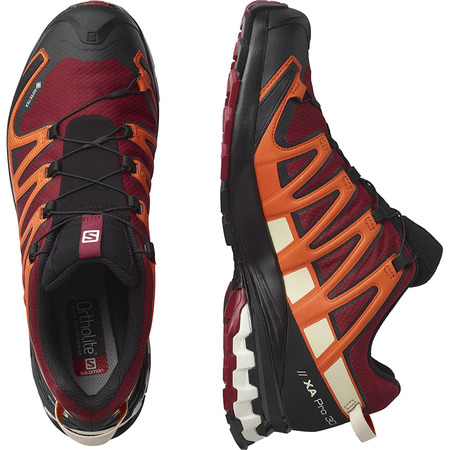 Chaussure Salomon XA PRO 3D V8 GTX Orange / Carrelage