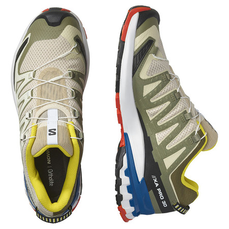 Chaussure Salomon XA PRO 3D V9 Beige/Jaune