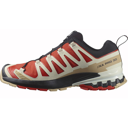 Chaussure Salomon XA PRO 3D v9 GTX Rouge/Beige