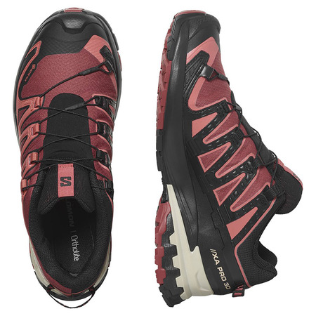Chaussure Salomon XA PRO 3D V9 W GTX Bordeaux/Noir