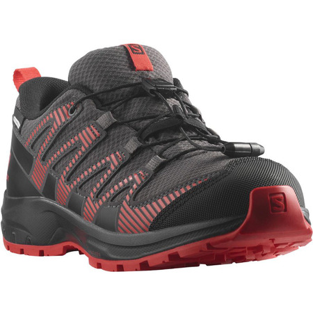 Chaussures Salomon XA Pro V8 CS WP J Gris/Orange