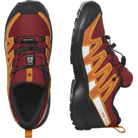 Chaussure Salomon XA Pro V8 CSWP J Maroon/Orange