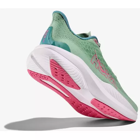 Chaussures Hoka Mach 6 W vertes