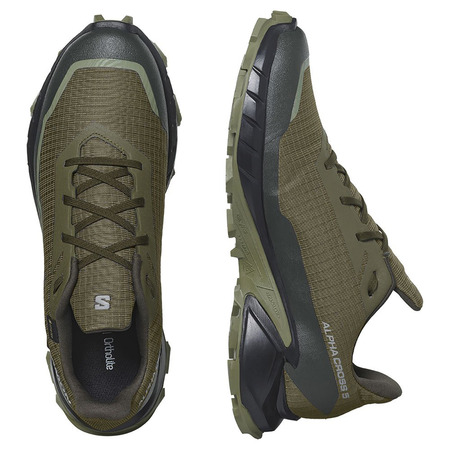 Chaussures Salomon Alphacross 5 GTX vert olive