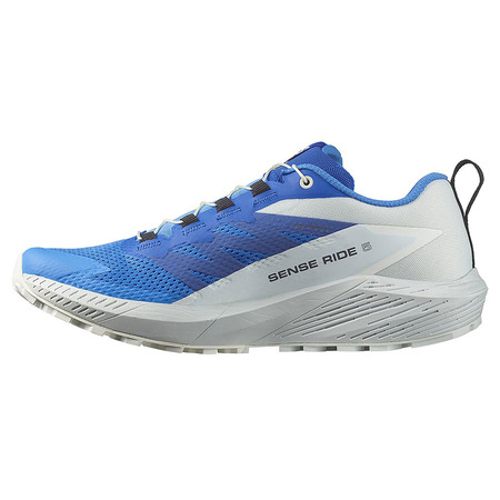 Chaussures Salomon Sense Ride 5 Bleu/Blanc