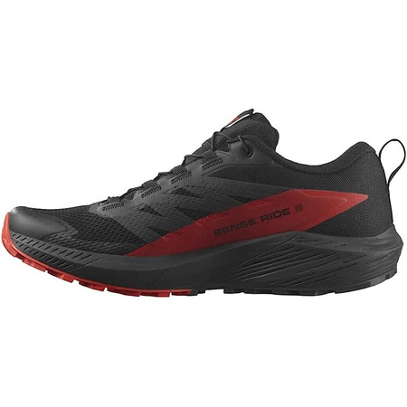 Chaussures Salomon Sense Ride 5 Nonir/Rouge