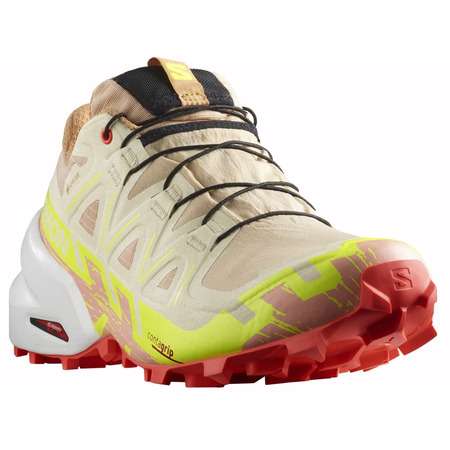 Chaussures Salomon Speedcross 6 GTX W Beige/Jaune