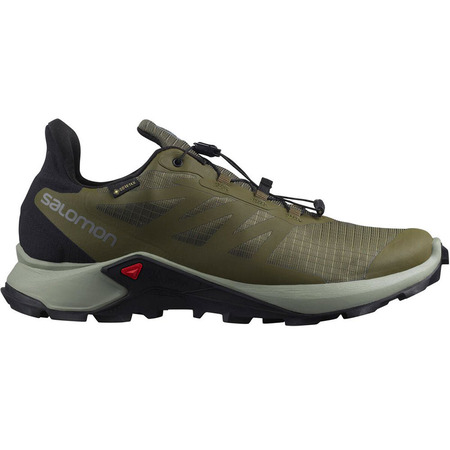 Chaussures Salomon Supercross 3 GTX Vert Olive