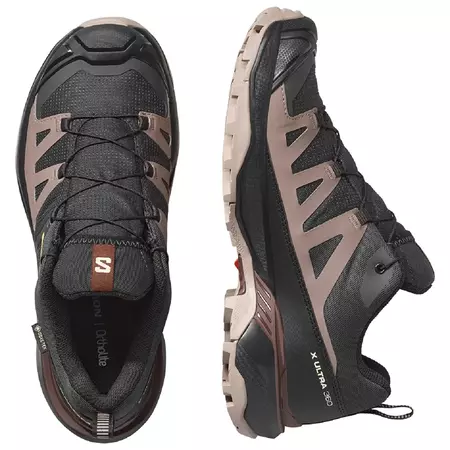 Baskets Salomon X Ultra 360 GTX W Noir/Rose/Moutarde