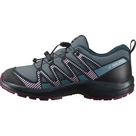 Chaussures De Course Salomon XA Pro V8 CSWP J Gris/Rose