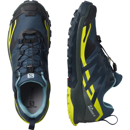 Chaussures Salomon XA ROGG 2 GTX Marine / Lime