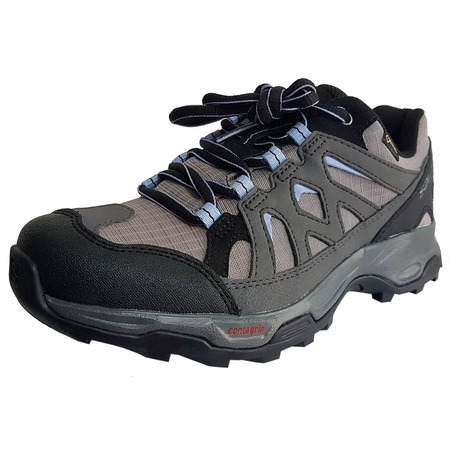 Zapatillas Effet Salomon GTX W Gris/Negro/Malva