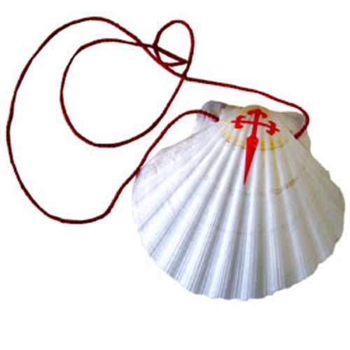200 pétoncles - Coquilles de pèlerin avec croix