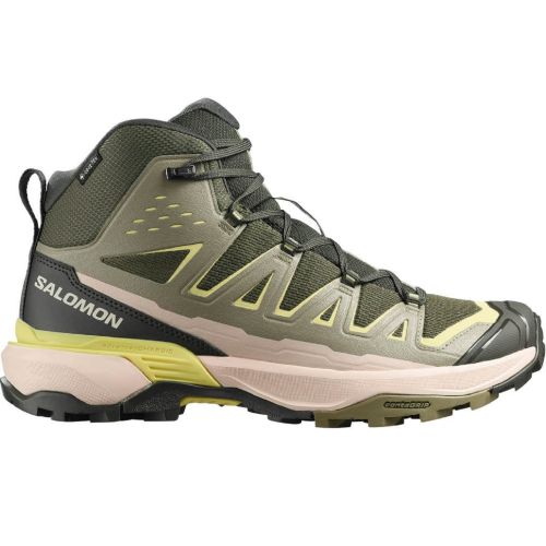 Salomon X Ultra 360 Edge Mid GTX Bottes Vert/Amarillo