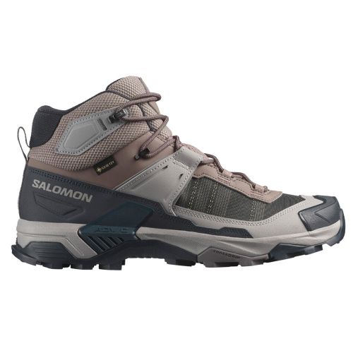 Chaussures Salomon X Ultra 5 Mid GTX Noir/Gris/Marron