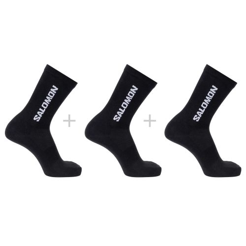 Calcetines Solomon Everyday Lite Crew Pack-3 Noir