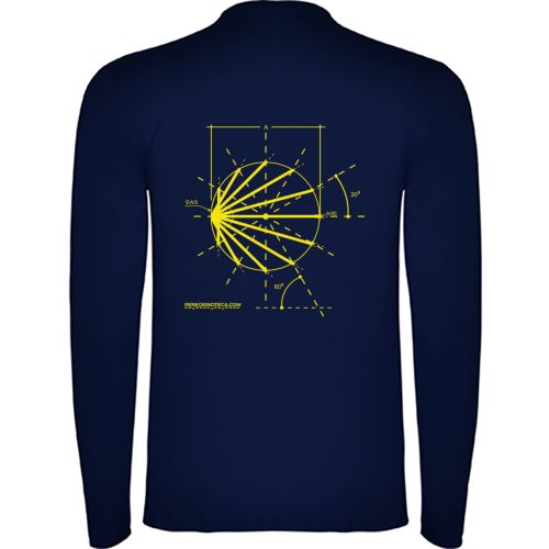 T-shirt à manches longues Boceto Caminho Marino