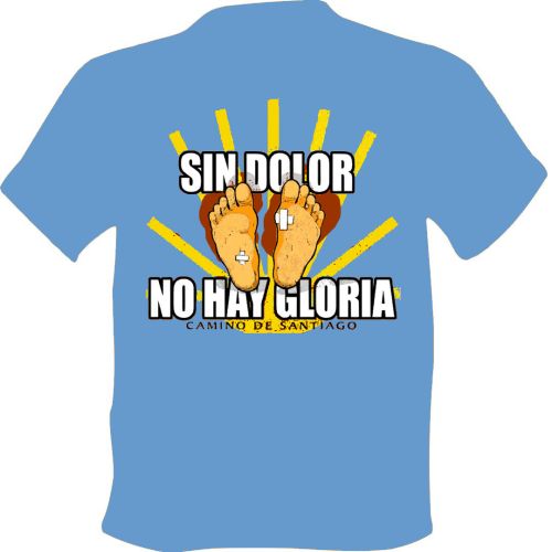 T-shirt Pas de douleur pas Gloria Azul
