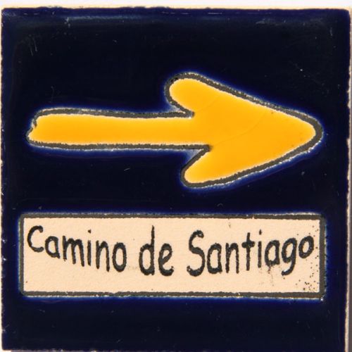 Flèche magnétique en céramique Path 5x5 cm