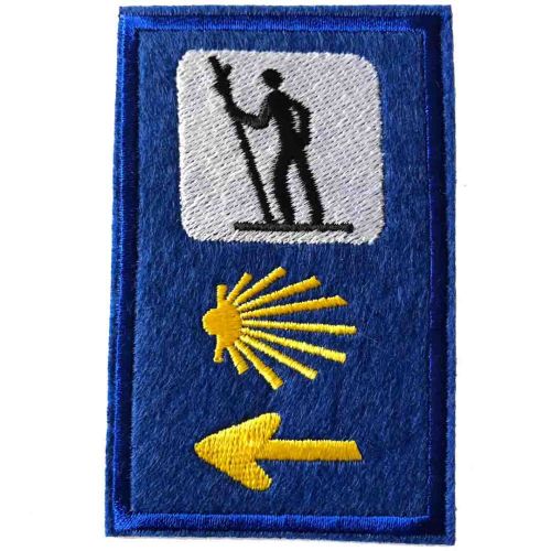 Broderie Parche Triple Bleu Signal